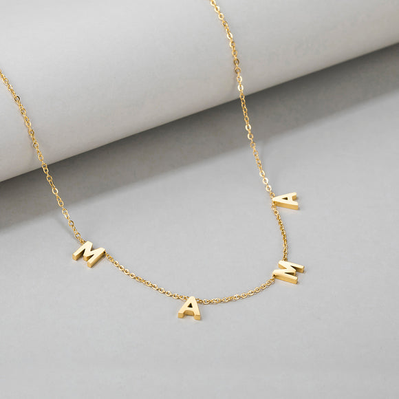 Gold MAMA Necklace