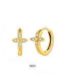 Iris Huggie Hoop