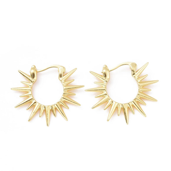 Sun Burst Hoops