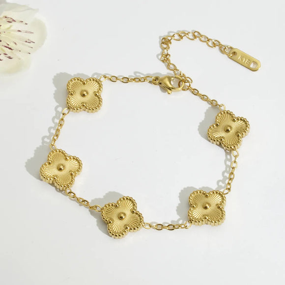 Gold Flower Bracelet