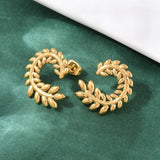 Golden Crown Earrings