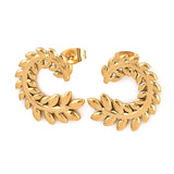 Golden Crown Earrings