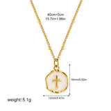 Pearl Cross Necklace