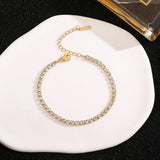 Gold Tennis Bracelet