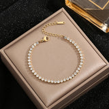 Gold Tennis Bracelet
