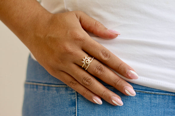 MOM Crown Ring